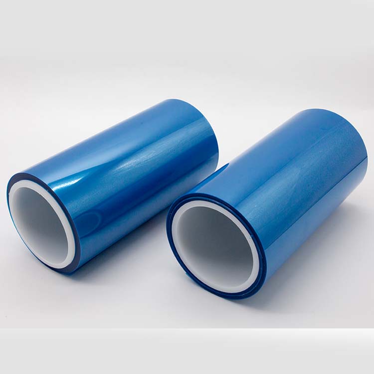 60umblue silicon protective film